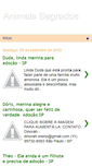 Mobile Screenshot of animaissagrados.blogspot.com