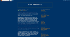 Desktop Screenshot of mmamaryland.blogspot.com