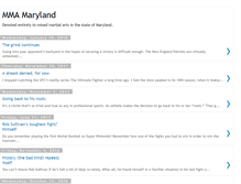 Tablet Screenshot of mmamaryland.blogspot.com