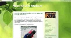 Desktop Screenshot of nenuphartateliers.blogspot.com
