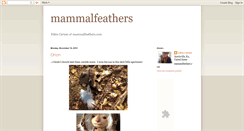 Desktop Screenshot of mammalfeathers.blogspot.com