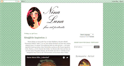 Desktop Screenshot of ninaluna-art.blogspot.com
