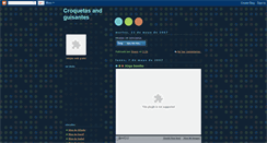 Desktop Screenshot of croquetasandguisantes.blogspot.com