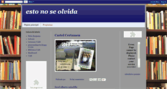 Desktop Screenshot of estonoseolvida.blogspot.com