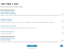Tablet Screenshot of 1001free4you.blogspot.com