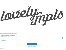 Tablet Screenshot of lovelympls.blogspot.com