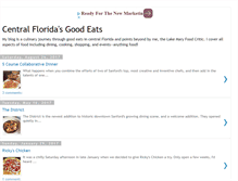 Tablet Screenshot of lakemaryfoodcritic.blogspot.com