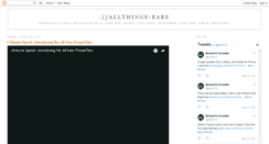 Desktop Screenshot of allthings-bare.blogspot.com