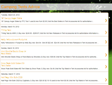 Tablet Screenshot of campingtentsadvice.blogspot.com