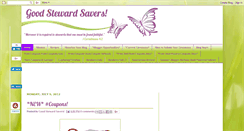 Desktop Screenshot of goodstewardsavers.blogspot.com