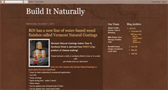 Desktop Screenshot of builditnaturallystore.blogspot.com