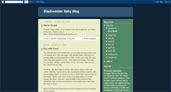 Desktop Screenshot of blackwelderbabies.blogspot.com
