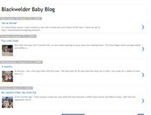 Tablet Screenshot of blackwelderbabies.blogspot.com