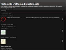 Tablet Screenshot of officinagustolocale.blogspot.com