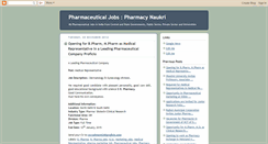 Desktop Screenshot of pharmacynaukri.blogspot.com