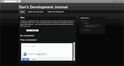 Desktop Screenshot of dansdev.blogspot.com