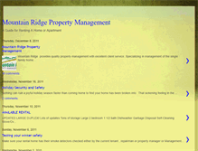 Tablet Screenshot of mountainridgepropertymanagement.blogspot.com