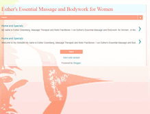 Tablet Screenshot of esthersessentialmassage.blogspot.com