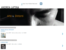 Tablet Screenshot of andrealatina.blogspot.com