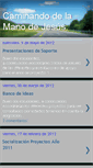 Mobile Screenshot of caminandodelamanodeje.blogspot.com