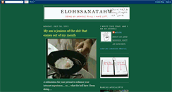 Desktop Screenshot of elohssanatahw.blogspot.com