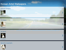 Tablet Screenshot of koreanartistswallpapers.blogspot.com