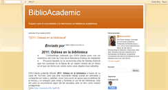 Desktop Screenshot of biblioacademica.blogspot.com