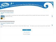 Tablet Screenshot of drinkpura.blogspot.com