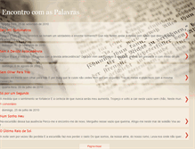 Tablet Screenshot of encontropalavras.blogspot.com