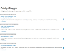 Tablet Screenshot of catalystblogger.blogspot.com