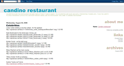 Desktop Screenshot of candinorestaurant.blogspot.com