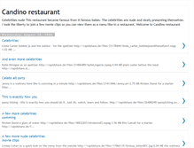 Tablet Screenshot of candinorestaurant.blogspot.com