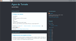 Desktop Screenshot of aguadetomate.blogspot.com