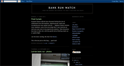 Desktop Screenshot of bankrunwatch.blogspot.com