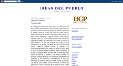 Desktop Screenshot of ideasdelpueblo.blogspot.com