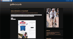 Desktop Screenshot of gallerycycle.blogspot.com