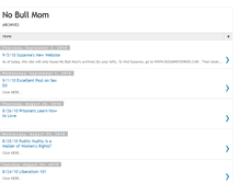 Tablet Screenshot of nobullmom.blogspot.com