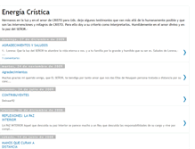 Tablet Screenshot of energiacristica.blogspot.com