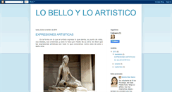 Desktop Screenshot of lobelloyloartistico.blogspot.com