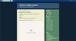 Desktop Screenshot of electoralcollegedropouts.blogspot.com