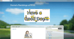 Desktop Screenshot of donnasramblingsatrve.blogspot.com