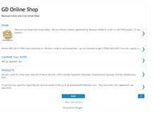 Tablet Screenshot of gdonlineshop.blogspot.com