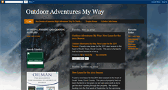 Desktop Screenshot of outdooradventuresmyway.blogspot.com