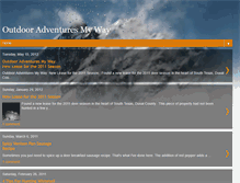 Tablet Screenshot of outdooradventuresmyway.blogspot.com