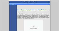 Desktop Screenshot of dr-cosmetic.blogspot.com