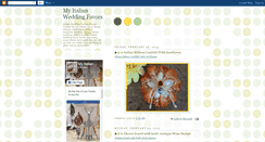 Desktop Screenshot of myitalianweddingfavors.blogspot.com