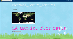 Desktop Screenshot of elearninglectureecriture2.blogspot.com