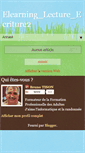 Mobile Screenshot of elearninglectureecriture2.blogspot.com