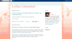 Desktop Screenshot of loftusunleashed.blogspot.com