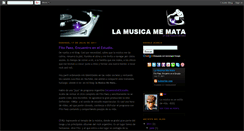 Desktop Screenshot of lamusicamemata.blogspot.com